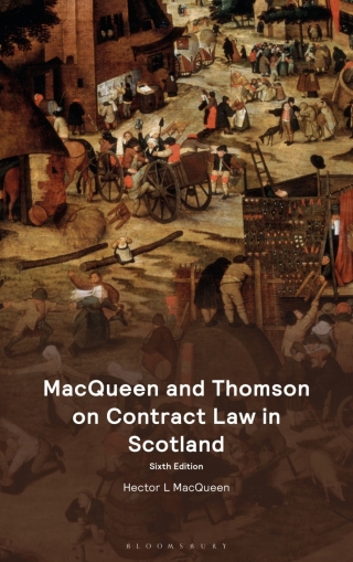 Immagine di copertina: MacQueen and Thomson on Contract Law in Scotland 6th edition 9781526528940