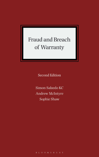 Cover image: Fraud and Breach of Warranty 2nd edition 9781526529022