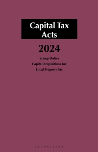 صورة الغلاف: Capital Tax Acts 2024 1st edition