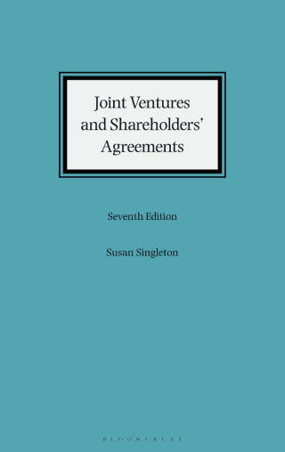 Imagen de portada: Joint Ventures and Shareholders' Agreements 7th edition 9781526531254