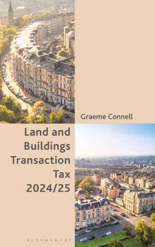 Cover image: Land and Buildings Transaction Tax 2024/25 1st edition 9781526531858