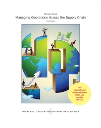 صورة الغلاف: ebook: Managing Operations Across the Supply Chain 3rd edition 9781259254918