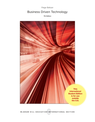 Cover image: E-Book Business Driven Technology 7th edition 9781259922169
