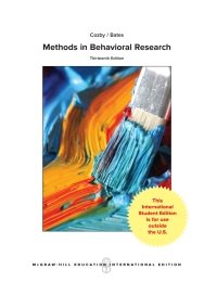 Cover image: E-Book Methods in Behavioral Research 13th edition 9781526821690