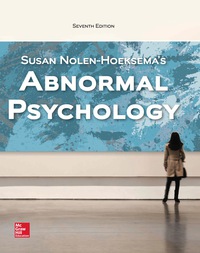 Cover image: ABNORMAL PSYCHOLOGY 7th edition 9781259254604