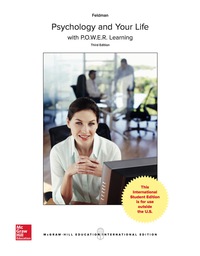 Cover image: PSYCHOLOGY AND YOUR LIFE WITH P.O.W.E.R LEARNING 3rd edition 9781260083712