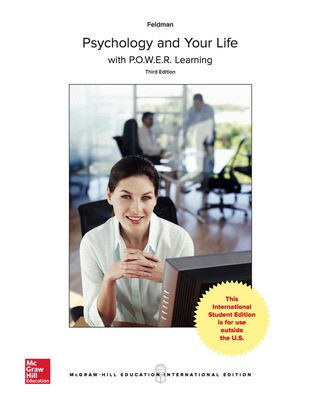 Cover image: PSYCHOLOGY AND YOUR LIFE WITH P.O.W.E.R LEARNING 3rd edition 9781260083712