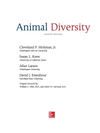 Cover image: Animal Diversity 8th edition 9781260084276