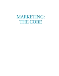 Cover image: EBOOK: Marketing: The Core 7th edition