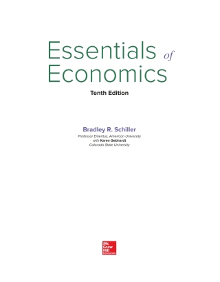 Cover image: EBOOK: Essentials of Economics, 10/e 10th edition