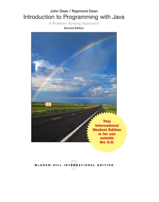 Cover image: EBOOK: INTRODUCTION TO PROGRAMMING W/JAVA 2nd edition
