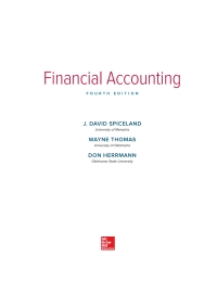 Imagen de portada: Financial Accounting 4th edition 9781259251115