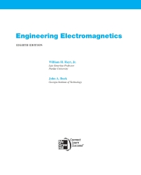 Titelbild: Engineering Electromagnetics: International Edition 8th edition 9780071089012