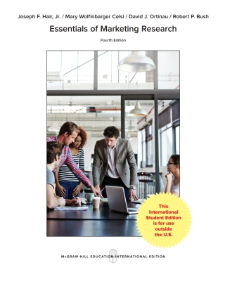 Cover image: Essentials of Marketing Research 4th edition 9781259252464