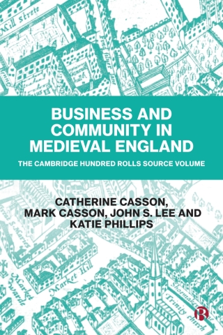 Cover image: Business and Community in Medieval England 1st edition 9781529209730