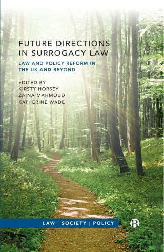 Cover image: Future Directions in Surrogacy Law 1st edition 9781529238778