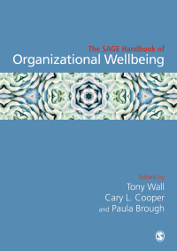 صورة الغلاف: The SAGE Handbook of Organizational Wellbeing 1st edition 9781529704860