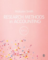 Cover image: Research Methods in Accounting 6th edition 9781529779783