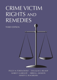 Imagen de portada: Crime Victim Rights and Remedies 3rd edition 9781611636949