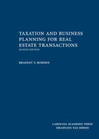 Imagen de portada: Taxation and Business Planning for Real Estate Transactions 2nd edition 9781522105305