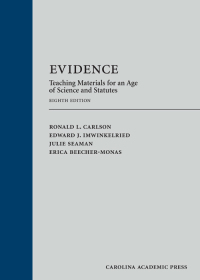 Imagen de portada: Evidence: Teaching Materials for an Age of Science and Statutes (with Federal Rules of Evidence Appendix) 8th edition 9781531002961