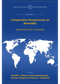 Imagen de portada: Comparative Perspectives on Remedies: Views from Four Continents, The Global Papers, Volume V 1st edition 9781531003043