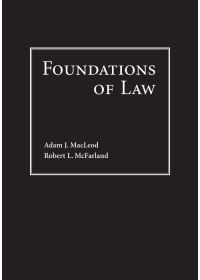 Cover image: Foundations of Law 1st edition 9781531004637