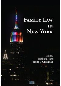 Cover image: Family Law in New York 1st edition 9781611637182