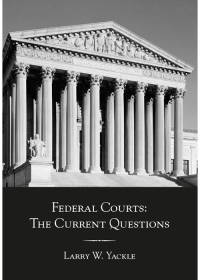 Cover image: Federal Courts: The Current Questions 1st edition 9781611637434