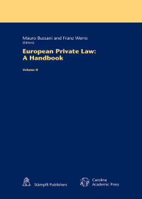 Imagen de portada: European Private Law: A Handbook, Vol. II 1st edition 9781611634860