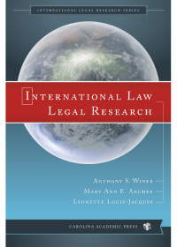 Imagen de portada: International Law Legal Research 1st edition 9781611630688