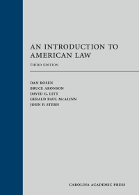 Cover image: An Introduction to American Law 3rd edition 9781611638455