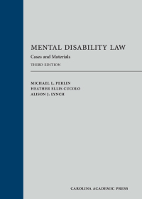 Imagen de portada: Mental Disability Law: Cases and Materials 3rd edition 9781611636550