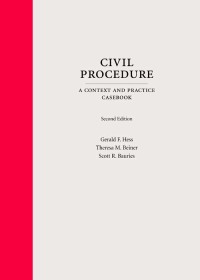 صورة الغلاف: Civil Procedure: A Context and Practice Casebook 2nd edition 9781531008000