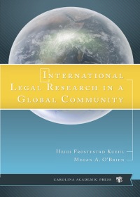 Imagen de portada: International Legal Research in a Global Community 1st edition 9781611631999