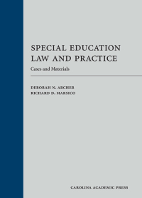 Imagen de portada: Special Education Law and Practice: Cases and Materials 1st edition 9781594606076