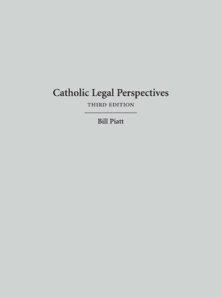 Cover image: Catholic Legal Perspectives 3rd edition 9781531009014
