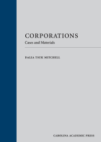Cover image: Corporations: Cases and Materials 1st edition 9781531009274