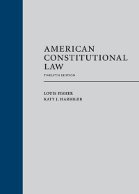 Cover image: American Constitutional Law 12th edition 9781531009502
