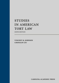 Cover image: Studies in American Tort Law 6th edition 9781531009816