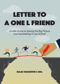 Cover image: Letter to a One L Friend: A Little Guide to Seeing the Big Picture and Succeeding in Law School 1st edition 9781531011031