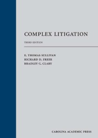 Imagen de portada: Complex Litigation 3rd edition 9781531011055
