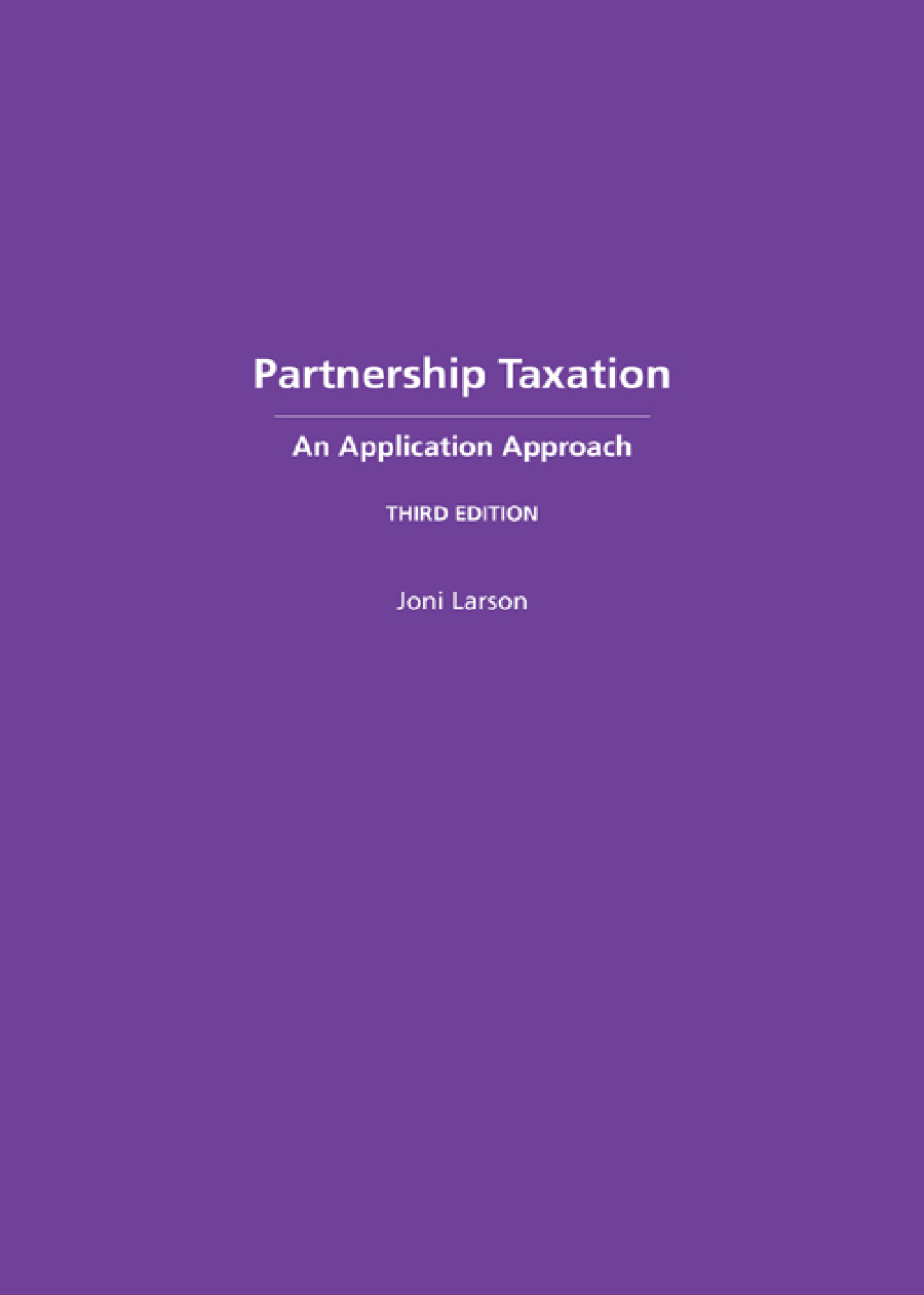 ISBN 9781531011147 product image for Partnership Taxation: An Application Approach - 3rd Edition (eBook) | upcitemdb.com