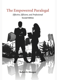 Cover image: The Empowered Paralegal: Effective, Efficient and Professional 2nd edition 9781611636604