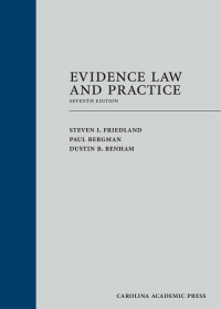 Cover image: Evidence Law and Practice 7th edition 9781531011833
