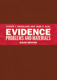 表紙画像: Evidence Problems and Materials 6th edition 9781531013196