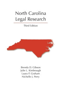 Cover image: North Carolina Legal Research 3rd edition 9781531013400
