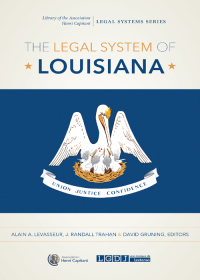 Imagen de portada: The Legal System of Louisiana 1st edition 9781531014230