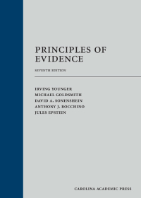 Imagen de portada: Principles of Evidence 7th edition 9781531014810