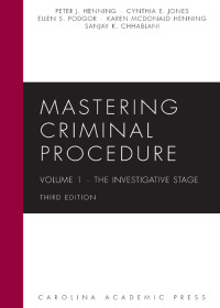 Cover image: Mastering Criminal Procedure, Volume 1: The Investigative Stage 3rd edition 9781531014971